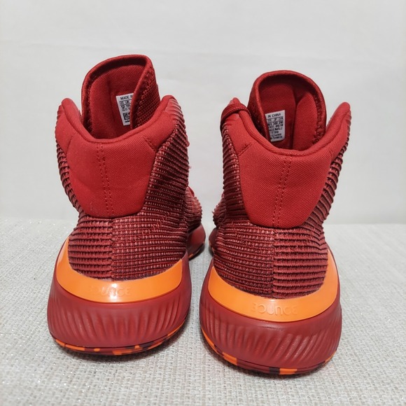 adidas Pro Bounce 2019 High Top Power Red Basketball Shoes Men Size 12 EE3898 - Picture 2 of 9